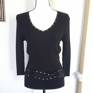 Versatile Black Sweater